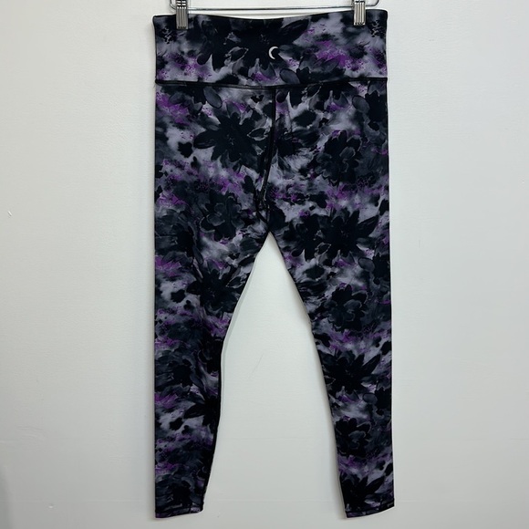 Zyia Floral Watercolor SoftnSnug Legging 28" Size 8-10 - Picture 5 of 7